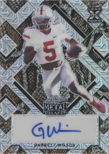 2022 Leaf Metal Draft Garrett Wilson #BA-GW1