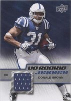 2009 Upper Deck Donald Brown #RJ-DB