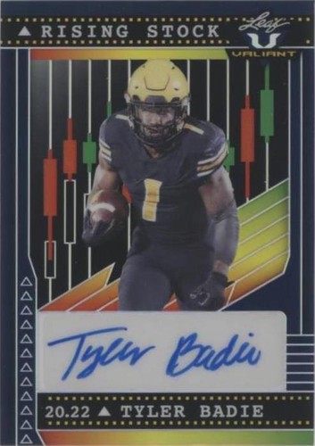 2022 Leaf Valiant Tyler Badie #RS-TB1