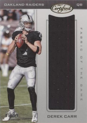 2017 Panini Certified Derek Carr #FG-DC