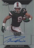 2018 Leaf Metal Draft Braxton Berrios #BA-BB1