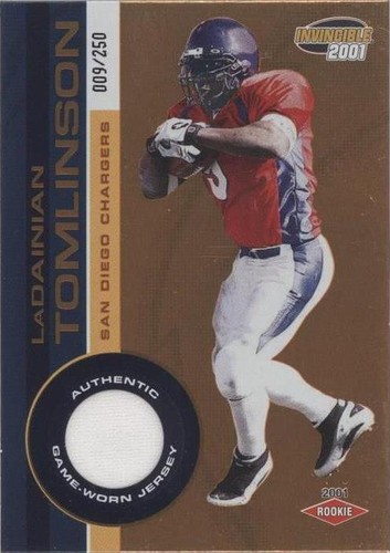 2001 Pacific Invincible LaDainian Tomlinson #290