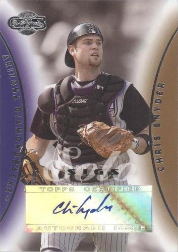 2006 Topps Co-Signers - Chris Snyder #SS-CS