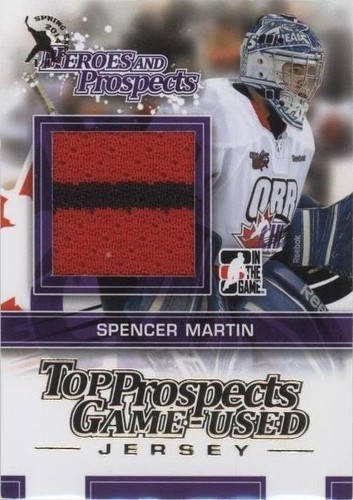 2013-14 In the Game Heroes and Prospects - Spencer Martin #TPM-17