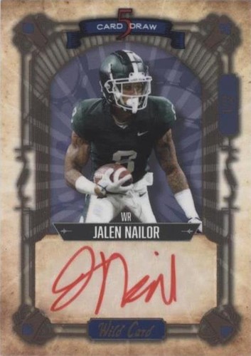 2022 Wild Card 5 Card Draw Promo Jalen Nailor #5CDCN-P19