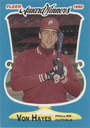 1990 Fleer Award Winners - Von Hayes #17