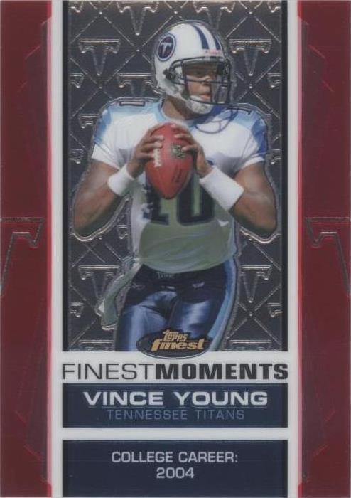 2007 Topps Finest Vince Young #VY6