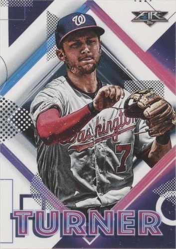 2020 Topps Fire - Trea Turner #86