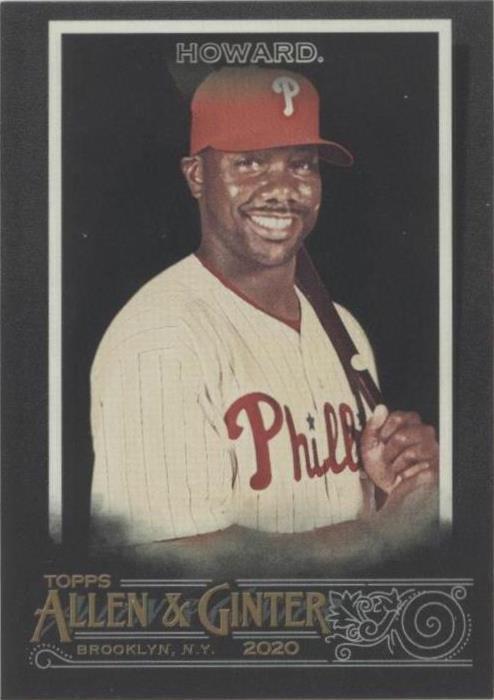 2020 Topps Allen & Ginter's X - Ryan Howard #329