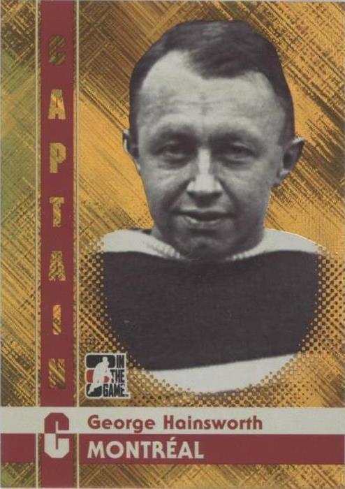2011-12 In the Game Captain-C Series - George Hainsworth #33