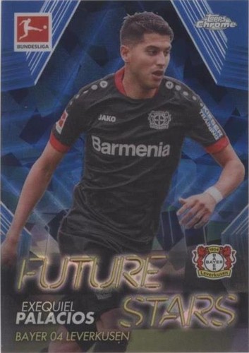 2020-21 Topps Chrome Bundesliga Sapphire Edition Exequiel Palacios #FS-EP