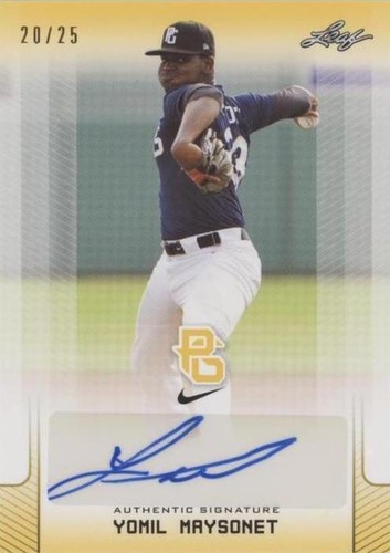 2017 Leaf Perfect Game National Showcase - Yomil Maysonet #BA-YM1