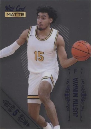 2022-23 Wild Card Matte Draft - Justin Minaya #MB-44