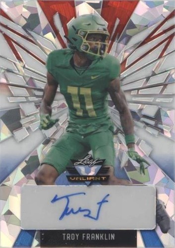 2022 Leaf Valiant Troy Franklin #BA-TF2