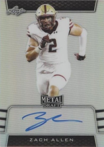 2019 Leaf Metal Draft Zach Allen #BA-ZA1
