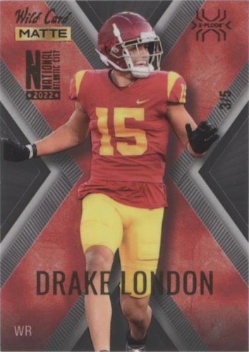 2022 Wild Card MATTE National Convention Drake London #MXPN-11