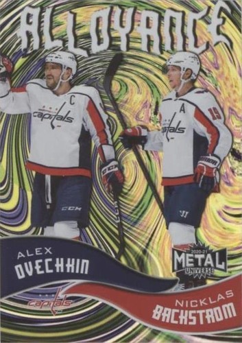 2020-21 Skybox Metal Universe - Alex Ovechkin Nicklas Backstrom #AL-3