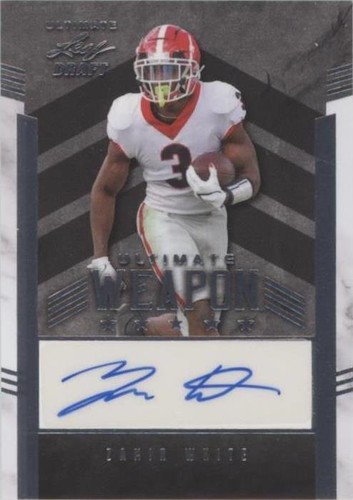 2022 Leaf Ultimate Draft Zamir White #UW-ZW1