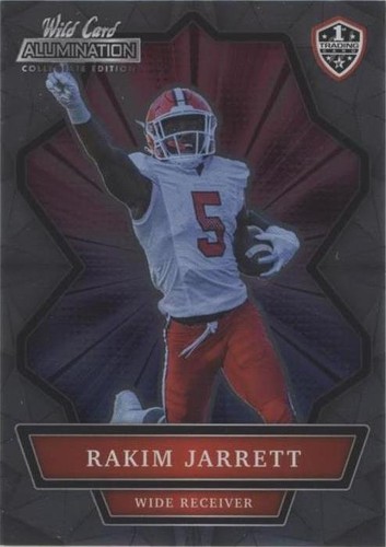 2021 Wild Card Alumination NIL Collegiate Edition Rakim Jarrett #ANBC-69