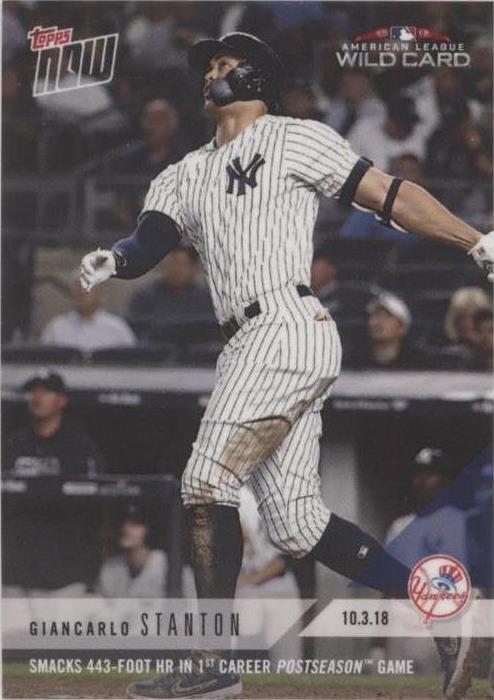 2018 Topps Now - Giancarlo Stanton #837