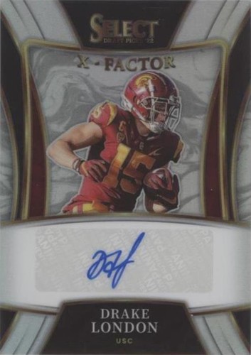 2022 Panini Select Draft Picks Drake London #X-DLO