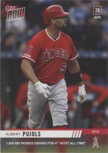 2019 Topps Now - Albert Pujols #133