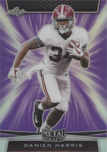 2019 Leaf Metal Draft Preview Damien Harris #BP-DH1