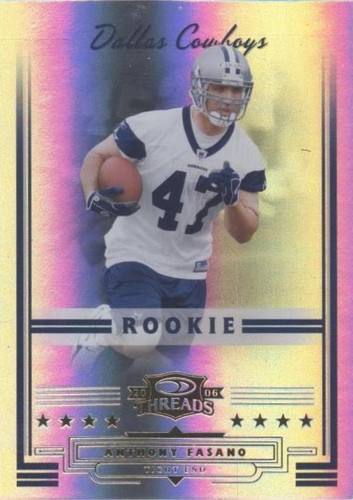 2006 Donruss Threads Anthony Fasano #166