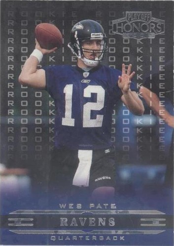 2002 Playoff Honors Wes Pate #109