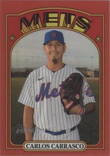 2021 Topps Heritage High Number - Carlos Carrasco #717