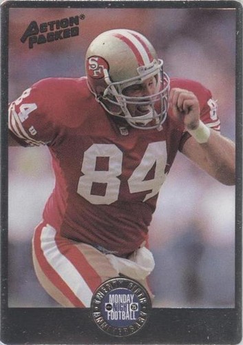1994 Action Packed Monday Night Football Brent Jones #44