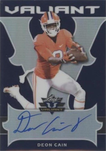 2018 Leaf Valiant Deon Cain #BA-DC1