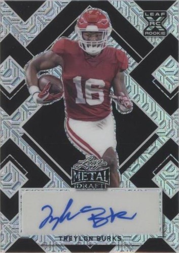 2022 Leaf Metal Draft Treylon Burks #BA-TB1