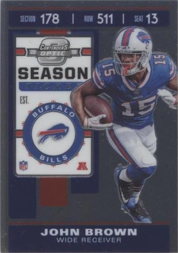 2019 Panini Contenders Optic John Brown #4