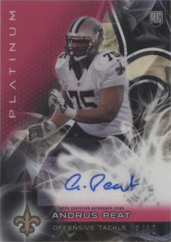 2015 Topps Platinum Andrus Peat #AR-AP