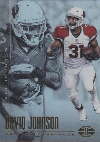 2017 Panini Illusions Chris Johnson David Johnson #15