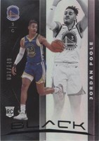 2019-20 Panini Black - Jordan Poole #82