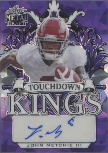 2022 Leaf Metal Draft John Metchie III #TK-JM1