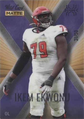 2022 Wild Card MATTE Ikem Ekwonu #MXP-20
