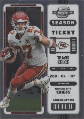 2022 Panini Contenders Optic Travis Kelce #35