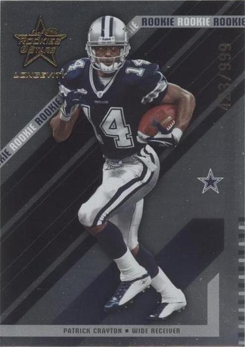 2004 Leaf Rookies & Stars Longevity Patrick Crayton #125
