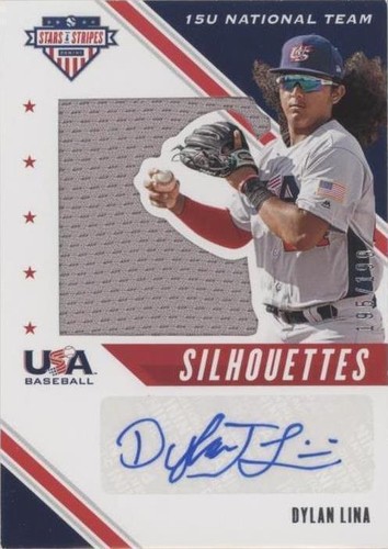 2020 Panini USA Baseball Stars & Stripes - Dylan Lina #USJ-DL