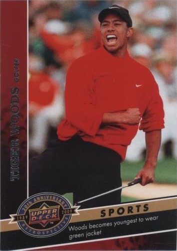 2009 Upper Deck 20th Anniversary Retrospective - Tiger Woods #1003