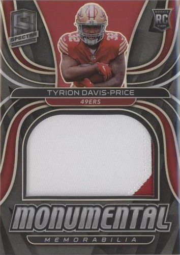 2022 Panini Spectra Tyrion Davis-Price #MME-TDP