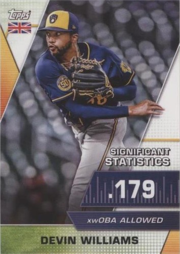 2021 Topps UK Edition - Devin Williams #UKSS-17