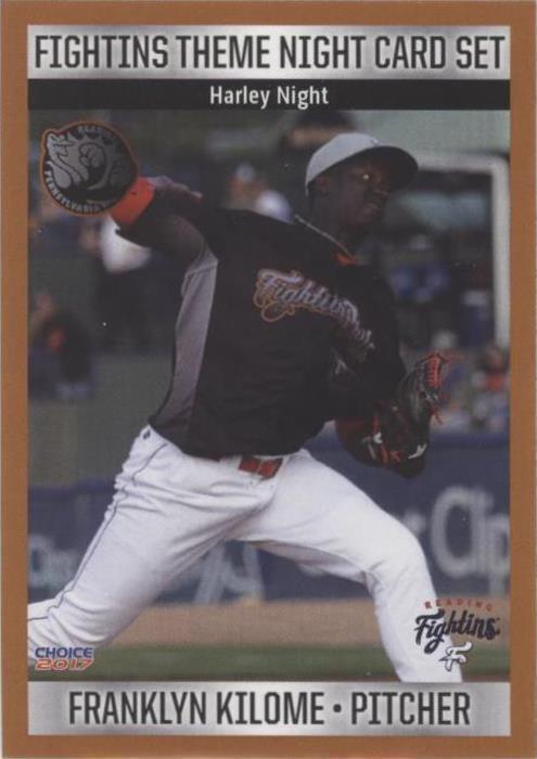 2017 Choice Reading Fightin Phils Theme Night - Franklyn Kilome #26