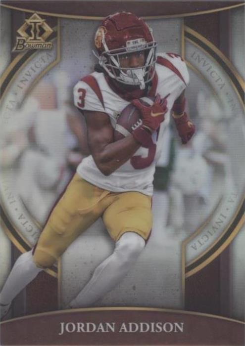 2022 Bowman University Chrome Jordan Addison #BI-12