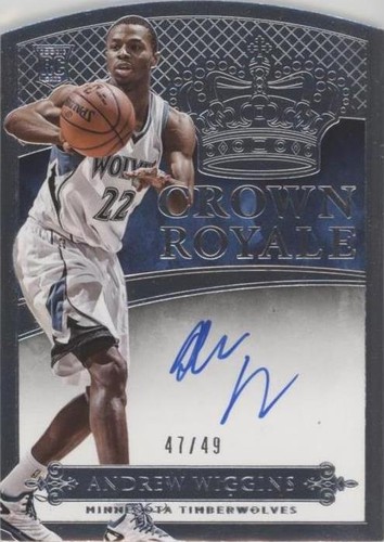 スポーツ選手 Panini Noir Andrew Wiggins RC patch auto スポーツ選手 Panini Noir Andrew Wiggins RC patch auto 2014