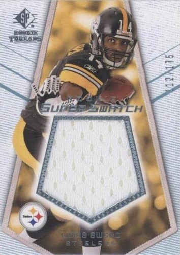 2008 SP Rookie Threads Limas Sweed #RSS-LS