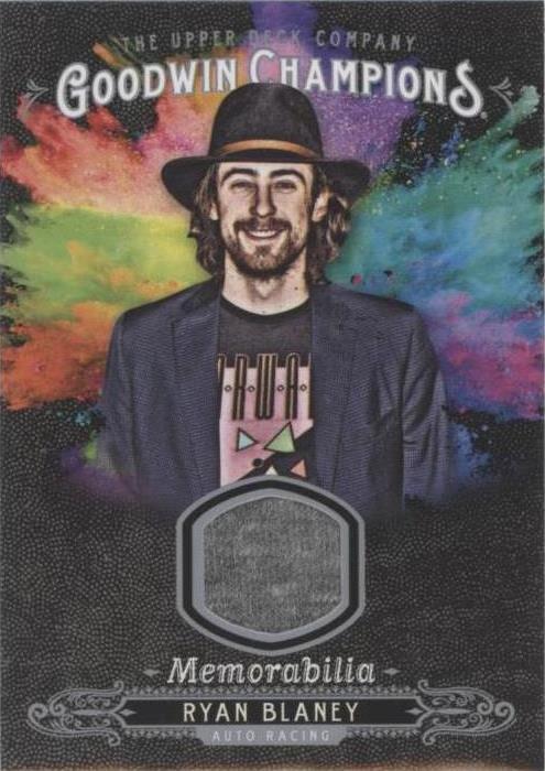 2018 Upper Deck Goodwin Champions - Ryan Blaney #SM-RB